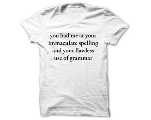 immaculate grammar tee, 10 Valentine’s Day gifts for guys